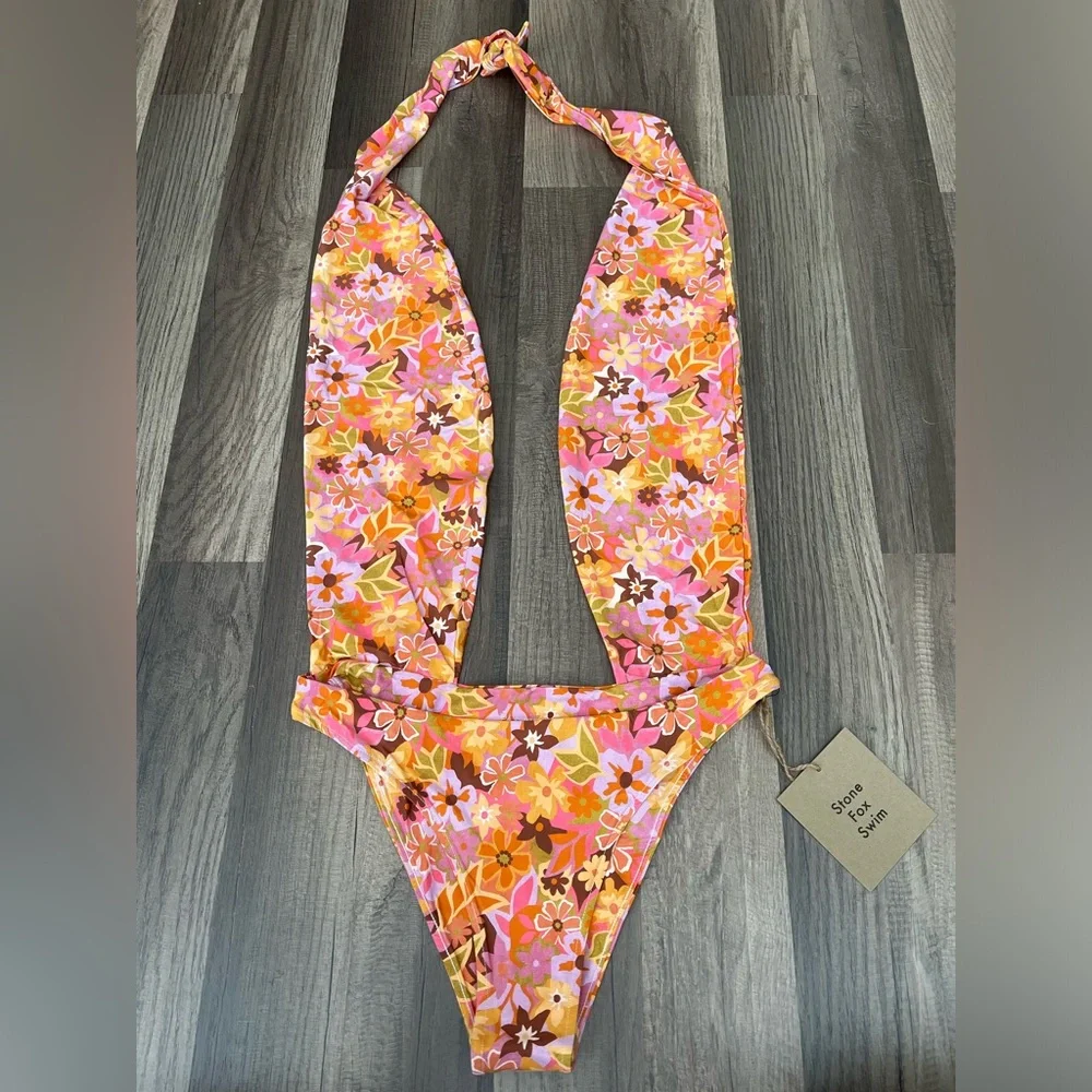 Stone Fox Swim One Piece “Retro Pop” - Picture 3 of 5